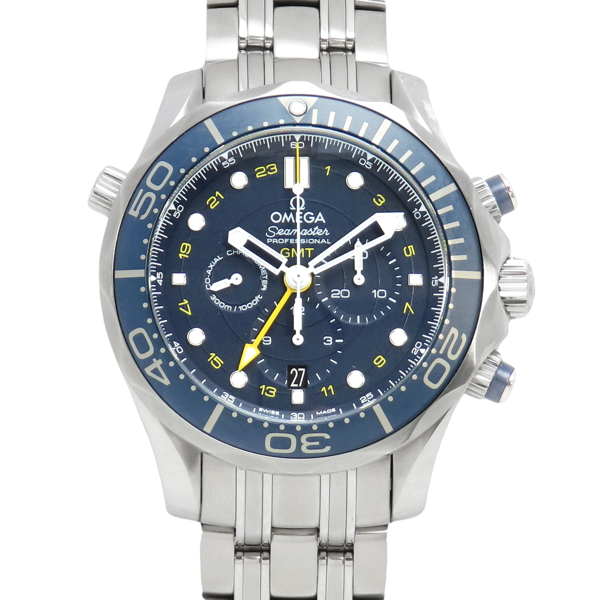 212.30.44.52.03.001 Seamaster Diver 300m SS Automatic Blue Chronograph GMT