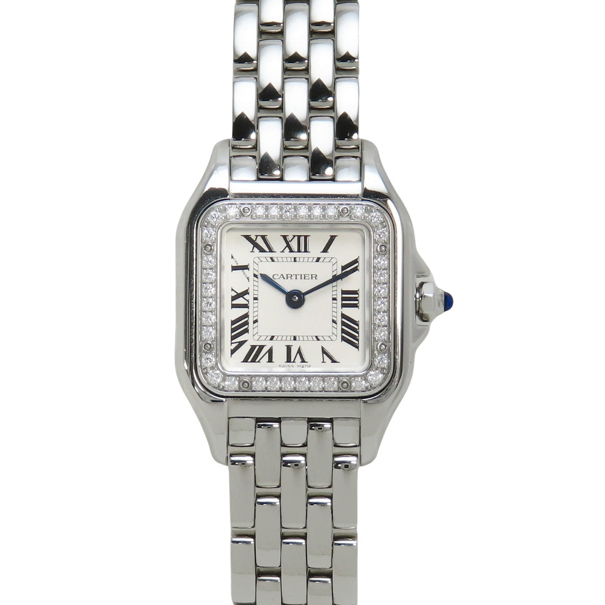 パンテール ドゥ カルティエSM W4PN0007 SS クオーツ シルバー ベゼルダイヤ