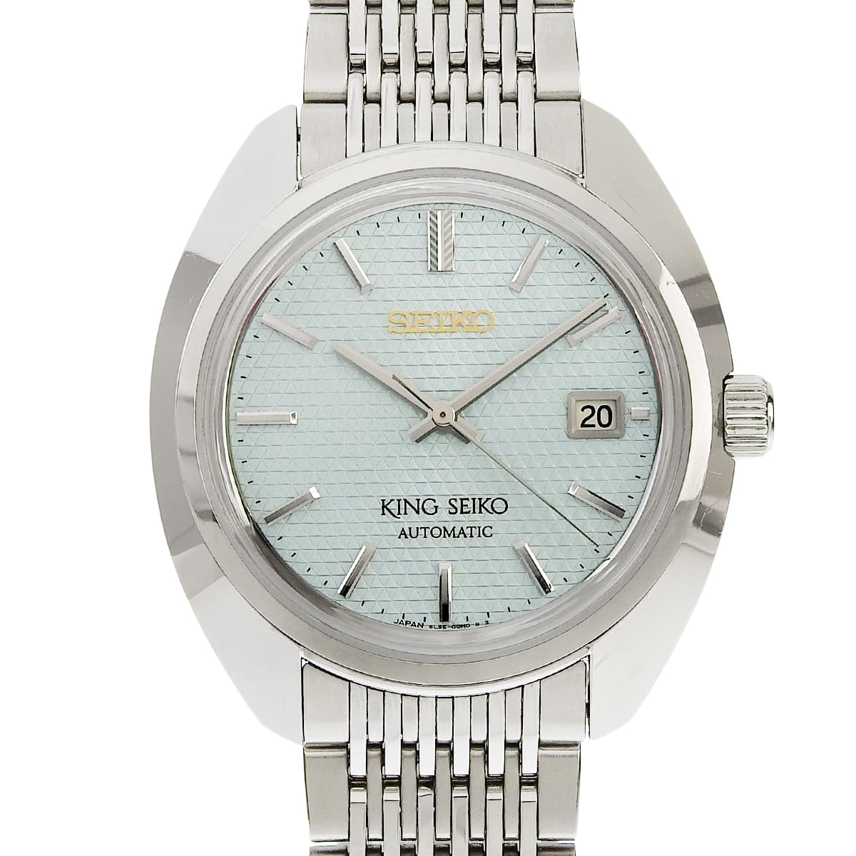 SKDS023 King Seiko 100th Anniversary Limited Edition SS Automatic Watch, Light Blue, Limited to 700 pieces.
