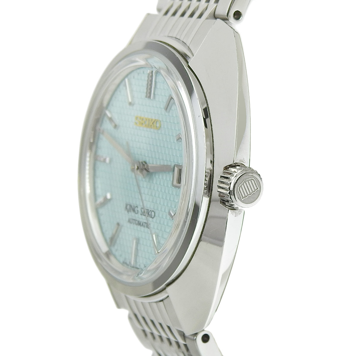 SDKS023 キングセイコー 100周年限定モデル SS 自動巻き ライトブルー 700本限定