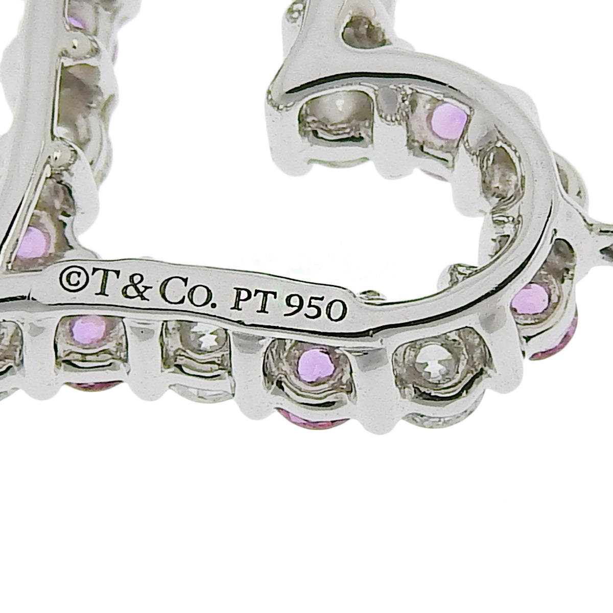 センチメンタル ハート ペンダント ダイヤモンド/サファイア Pt950プラチナ アクセサリー ジュエリー