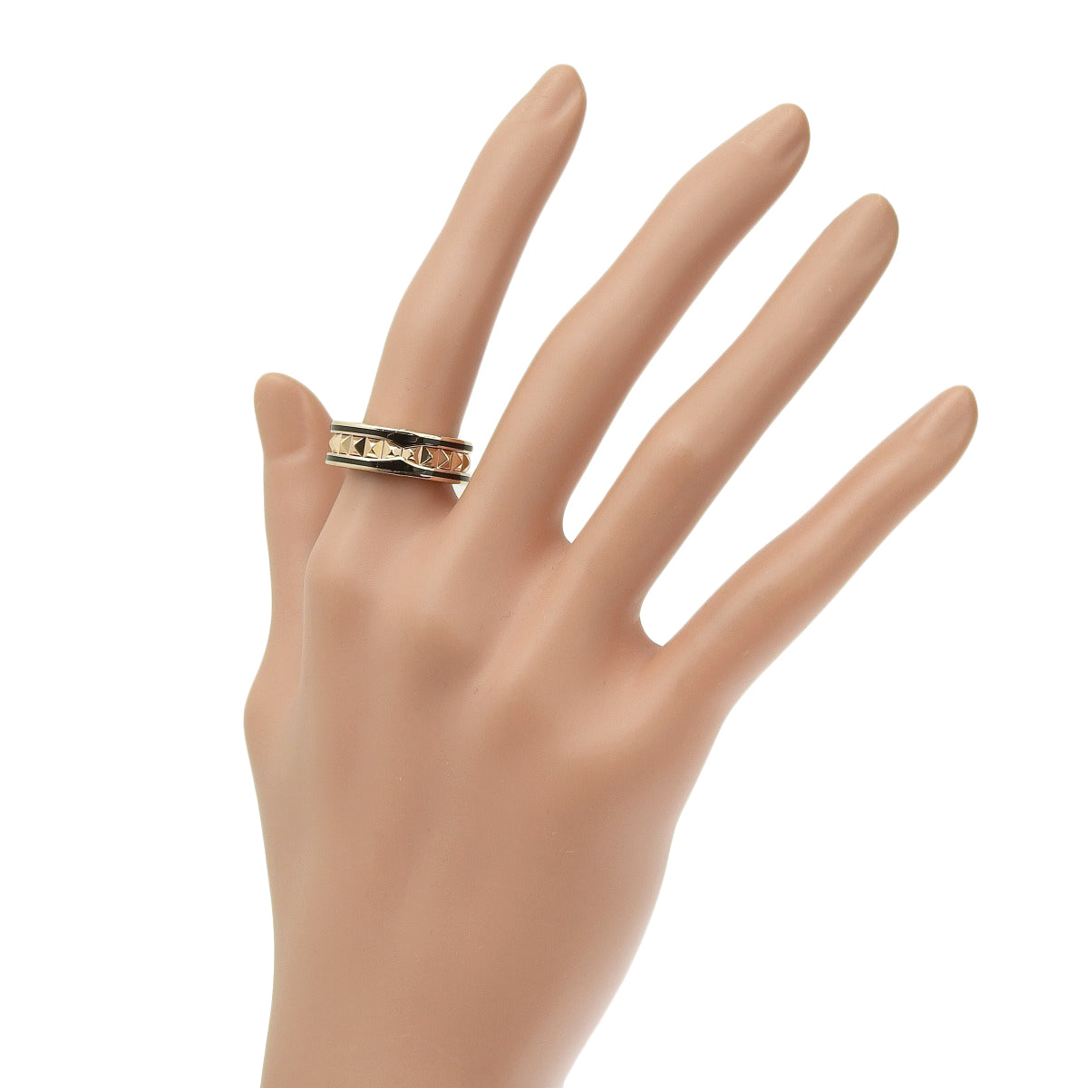 B.zero1 Rock Ring, 18K Pink Gold (PG), Ceramic