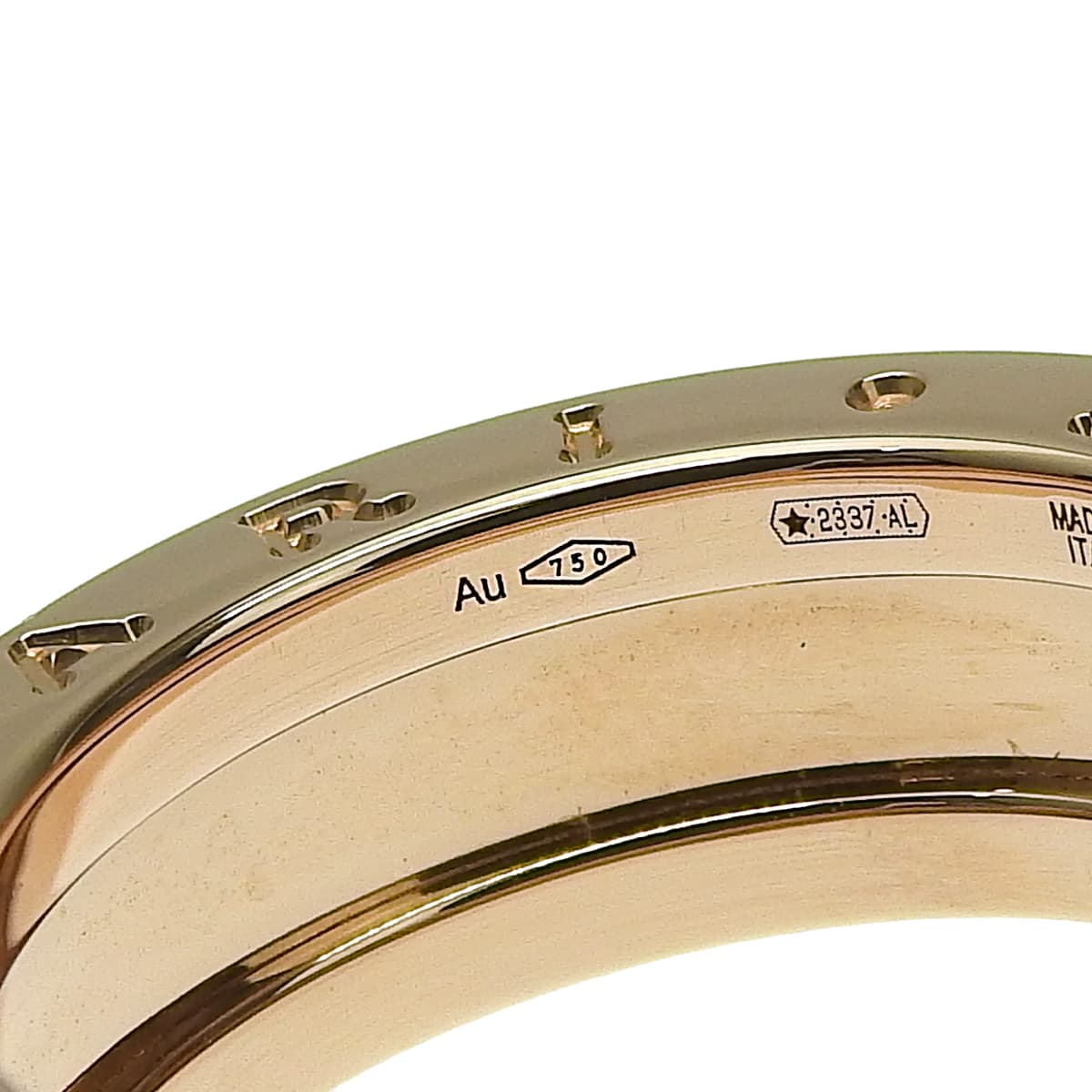 B.zero1 Rock Ring, 18K Pink Gold (PG), Ceramic