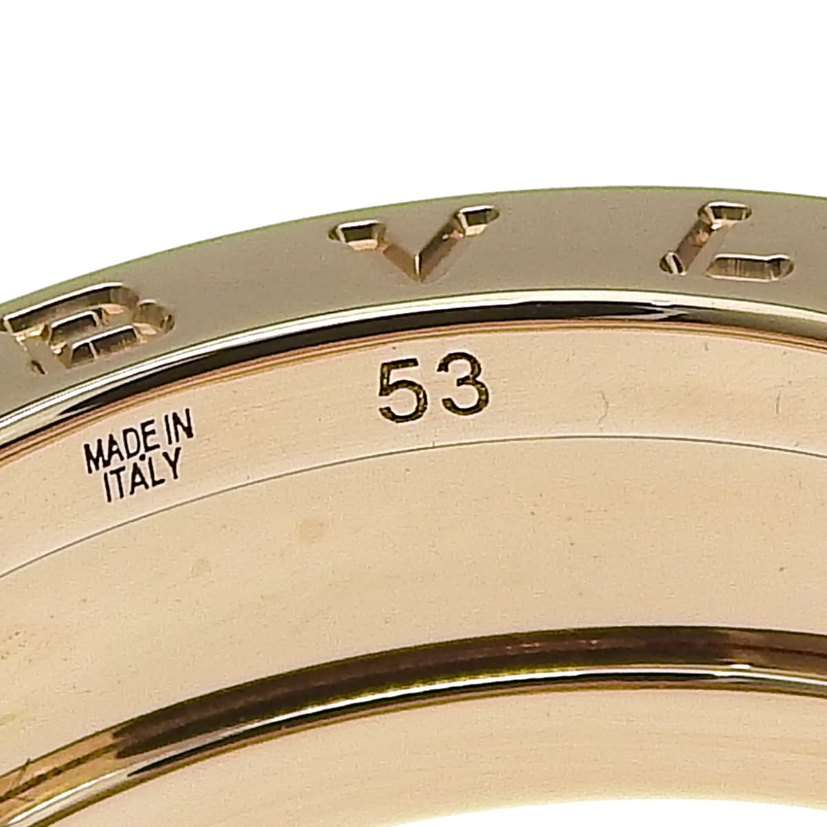 B.zero1 Rock Ring, 18K Pink Gold (PG), Ceramic