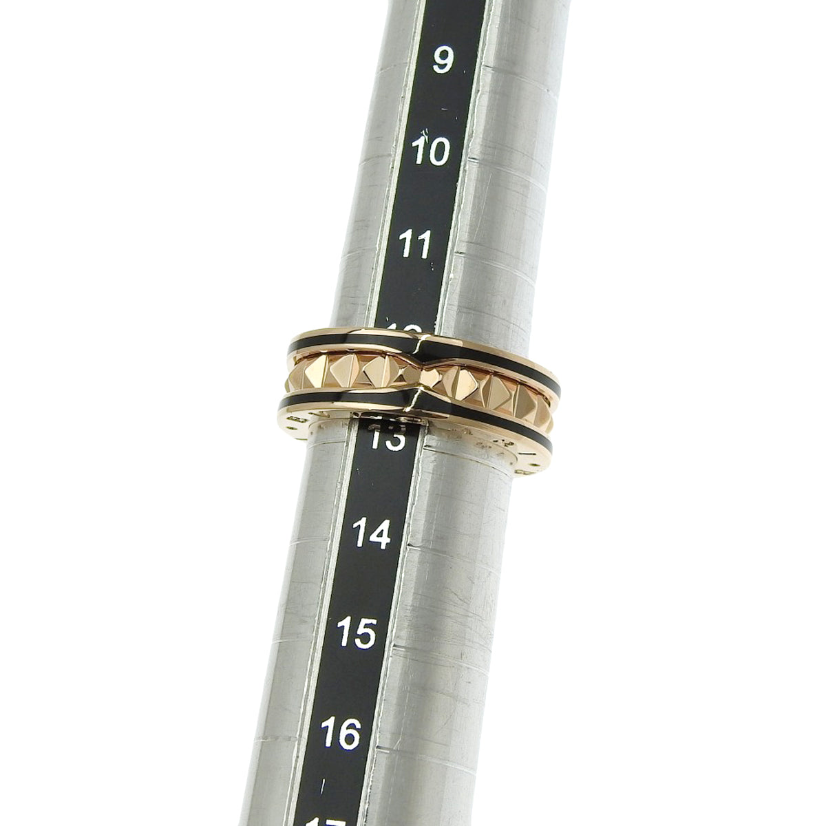 B.zero1 Rock Ring, 18K Pink Gold (PG), Ceramic