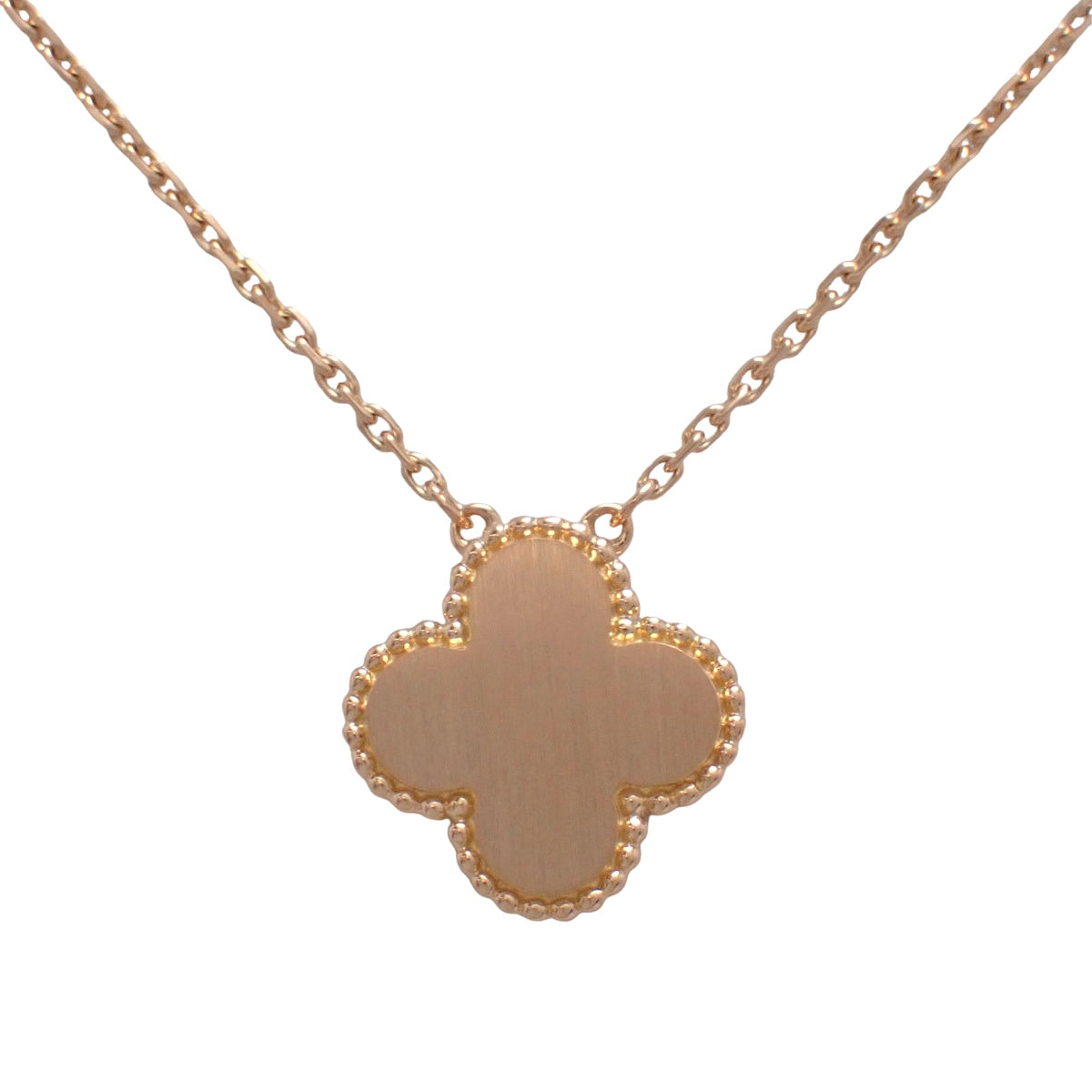 Vintage Alhambra Pendant, Diamond/Bullseye, Pink Gold (K18PG), 1PD, 2017 Holiday Limited Edition.