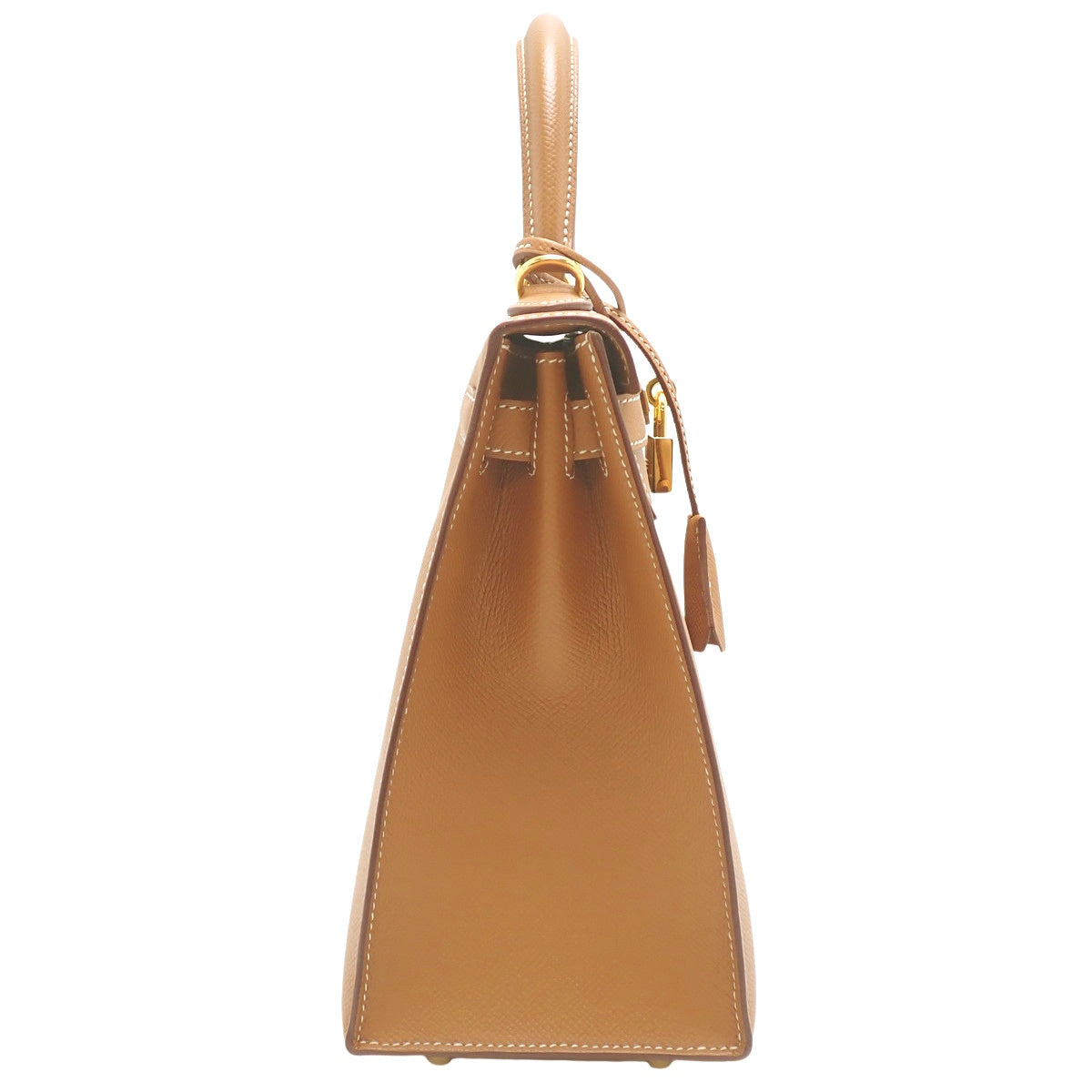 Kelly 28 (Outside Stitching) Veau Epsom Gold D Stamp