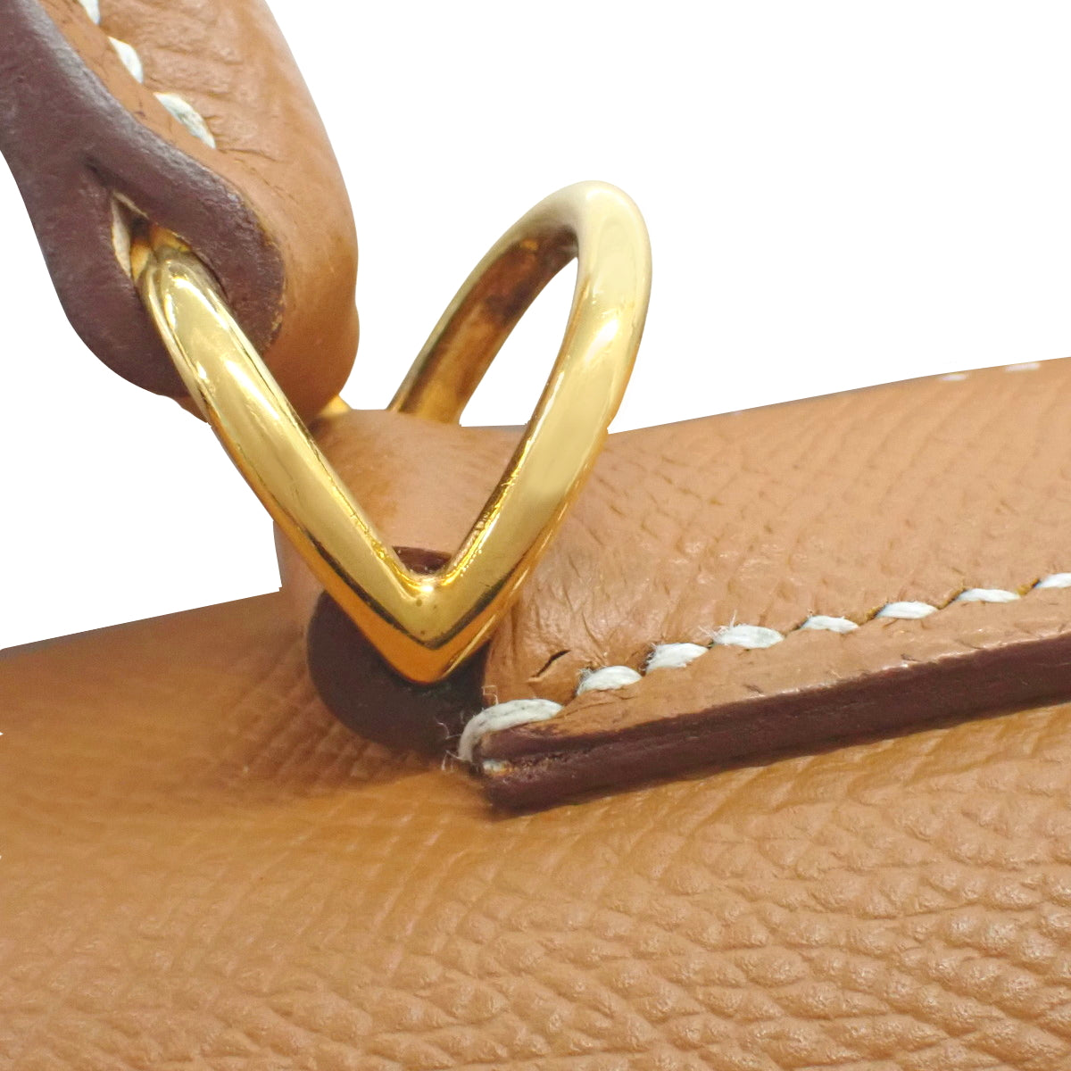 Kelly 28 (Outside Stitching) Veau Epsom Gold D Stamp