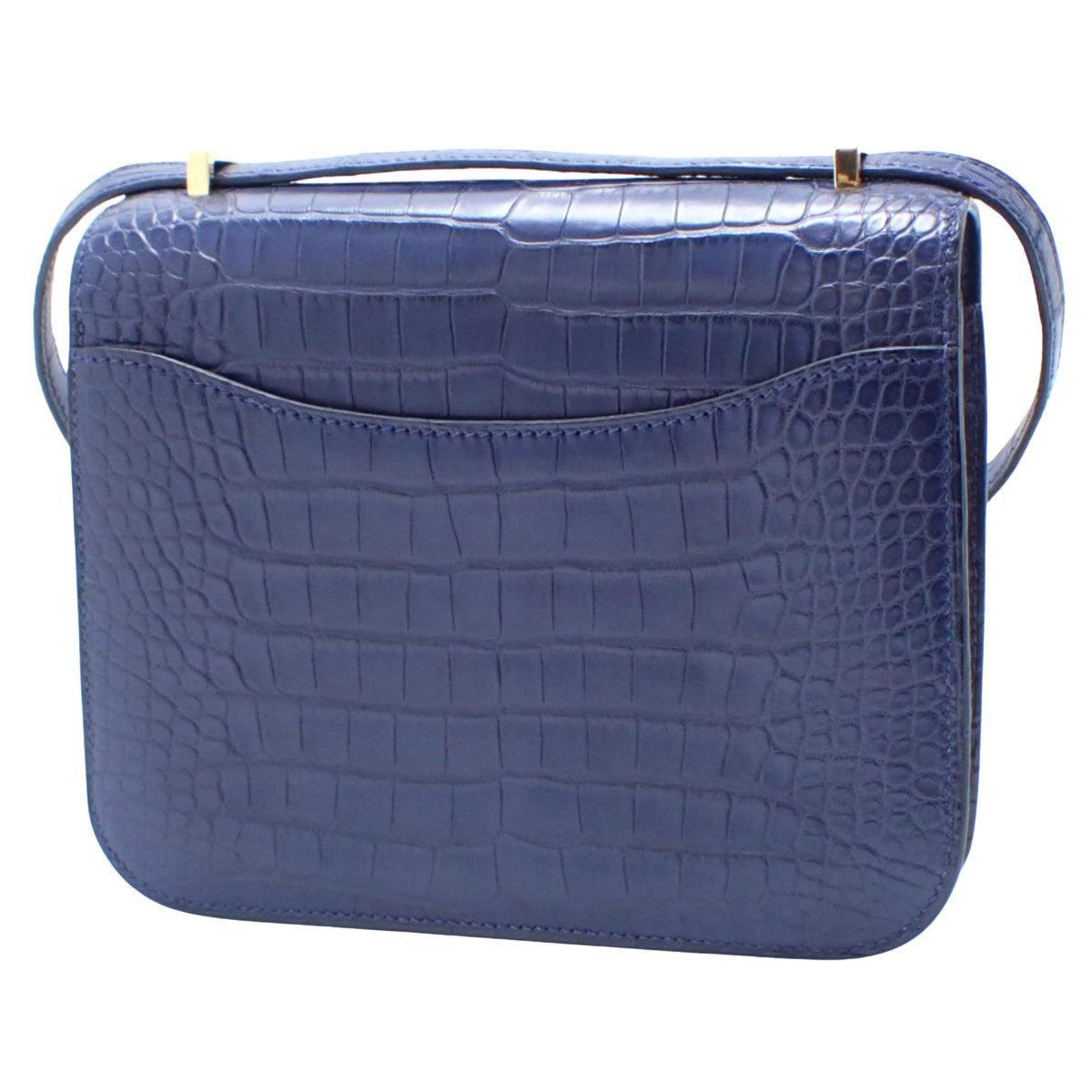 Constance Mini Constance 18 Alligator Matte Crocodile Blue Abyss Z Stamp