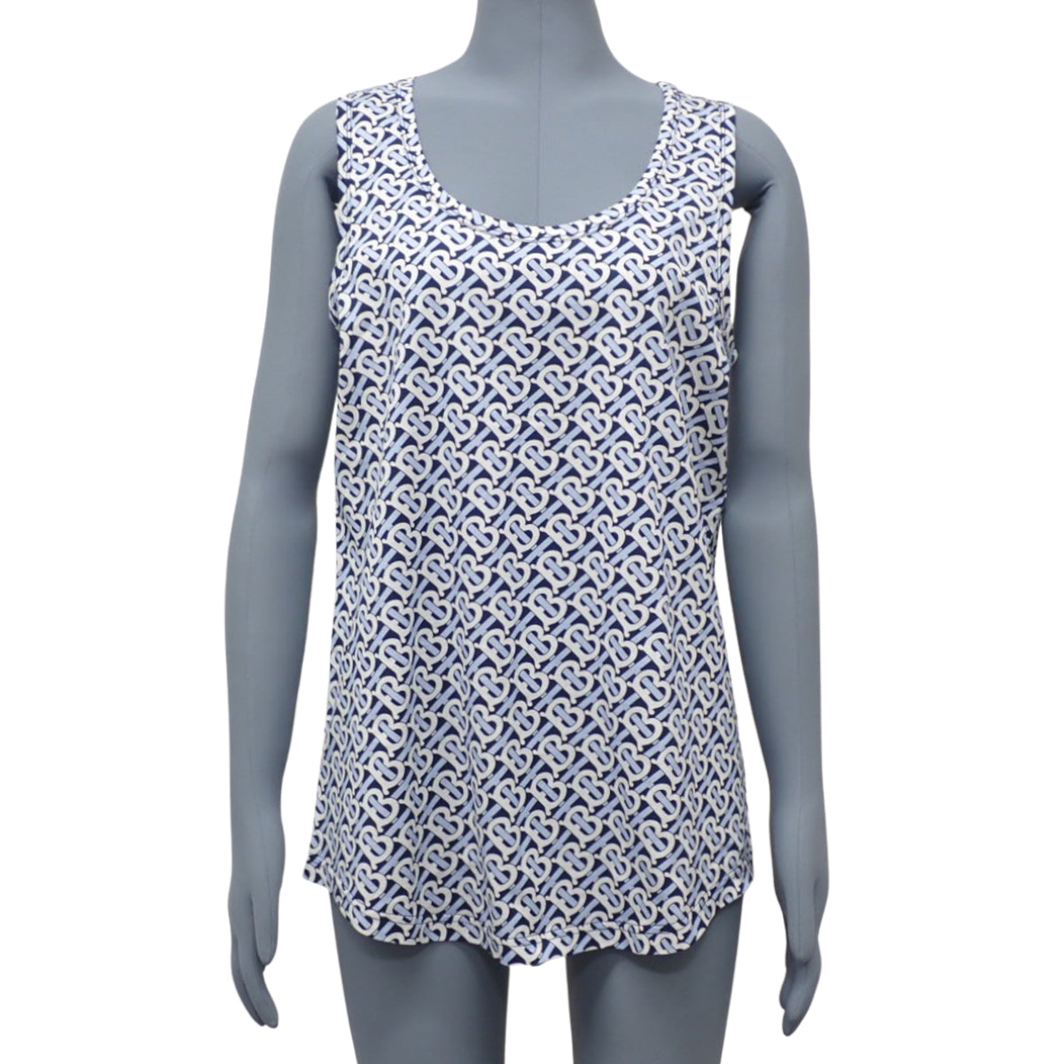 Logo背心 S TB标志 蓝色 白色