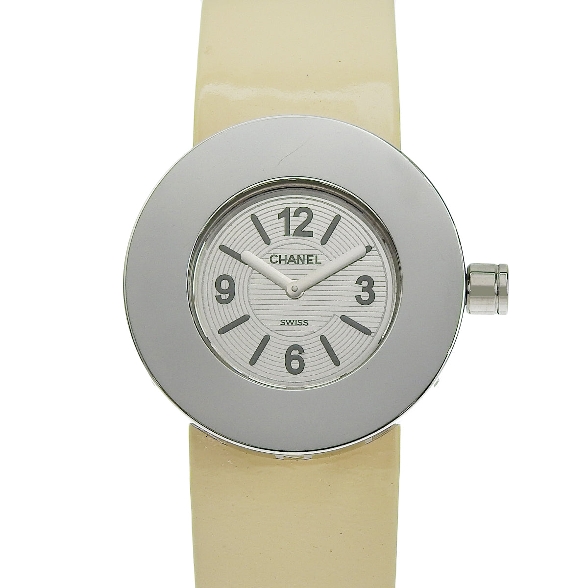 ラ・ロンド H0580 SS/革 クオーツ シルバー