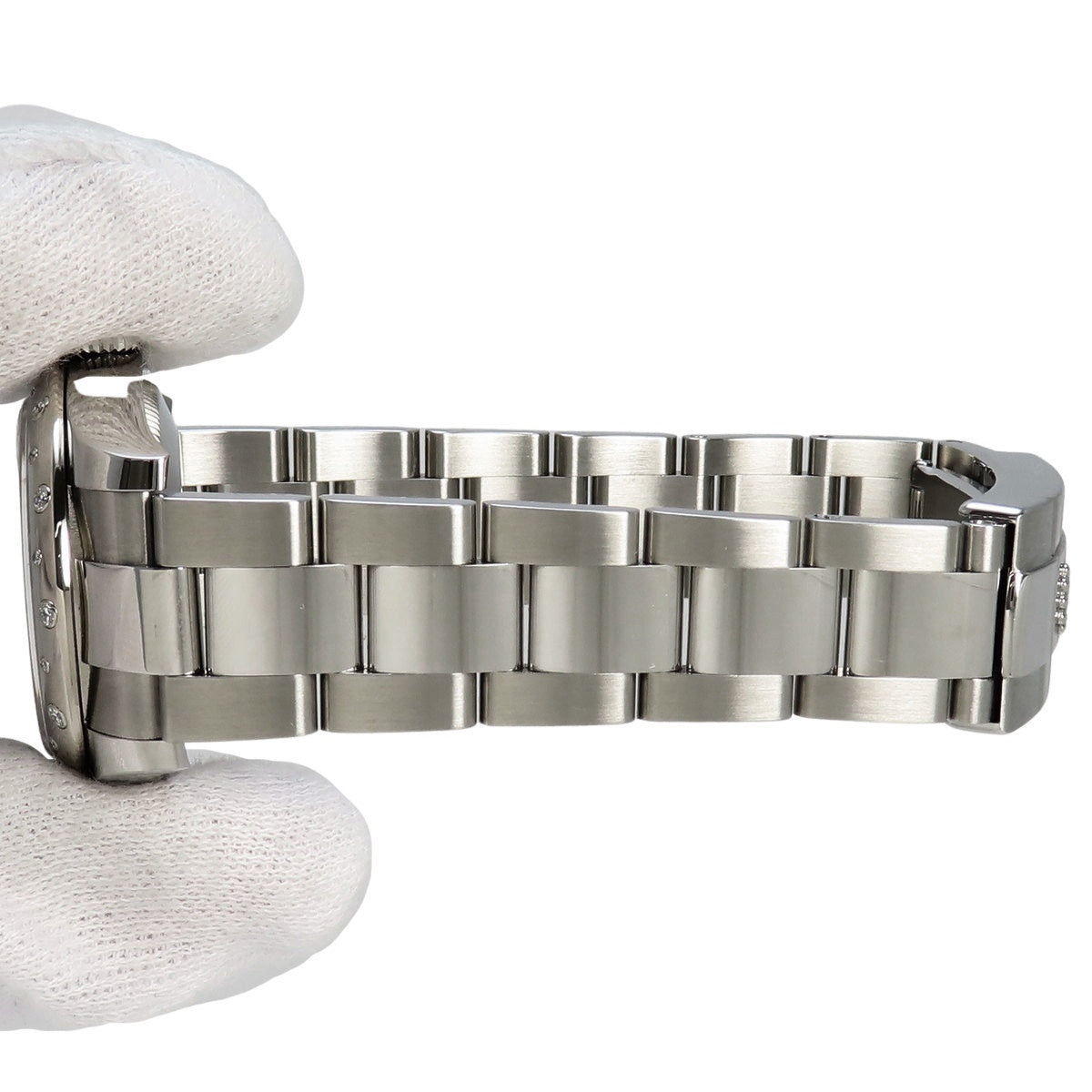 日志型31 178344 WG/SS 随机编号 紫色表圈镶钻 VI型钻石 自动上链