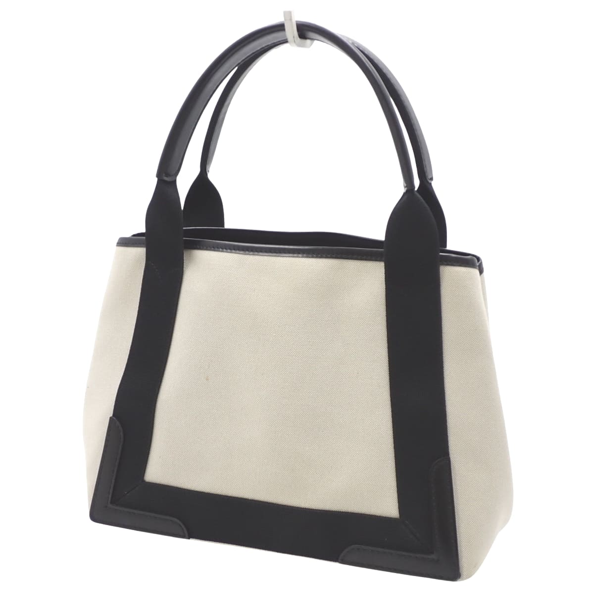 NAVY CABAS S Navy Cabas Cotton Canvas Calfskin Natural/Black 339933