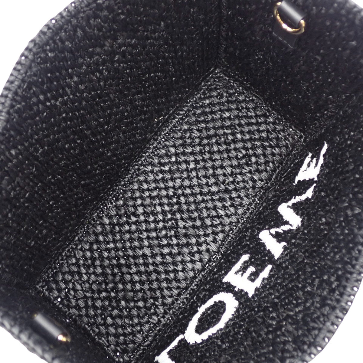 Loewe Font 小号拉菲草手提包 A685B59X01