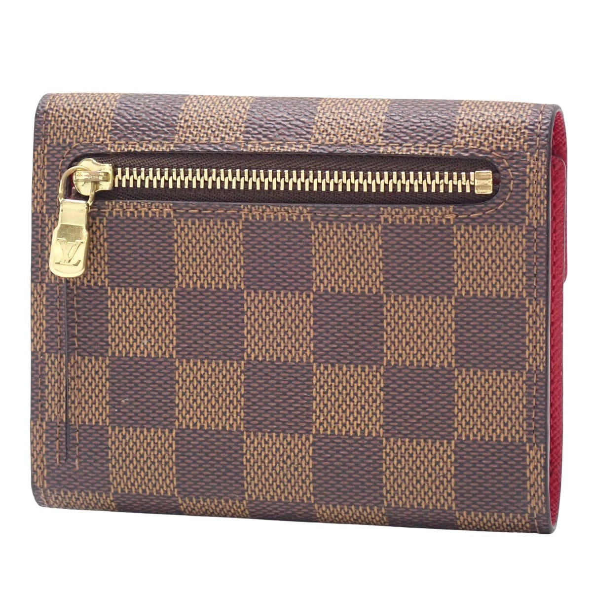 Damier Portefeuille Koala, Damier canvas, brown, N60005