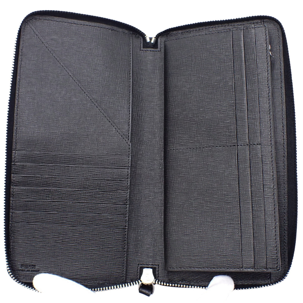 ズッカ ラウンドジップ長財布 レザー PVC TABACCO+NERO+PALLAD 7M0191 00X4U F0CRD