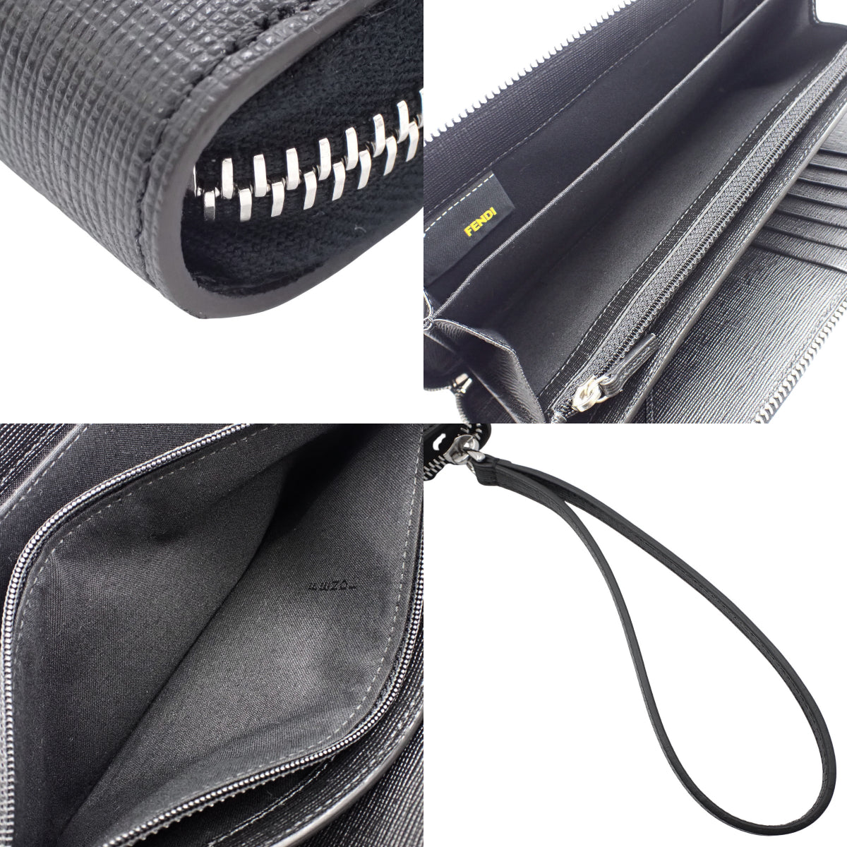 ズッカ ラウンドジップ長財布 レザー PVC TABACCO+NERO+PALLAD 7M0191 00X4U F0CRD