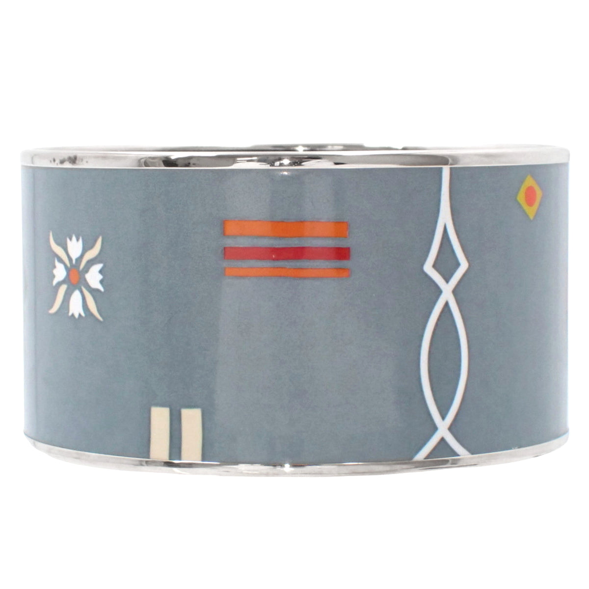 Enameled TGM Metal Cloisonné Bracelet