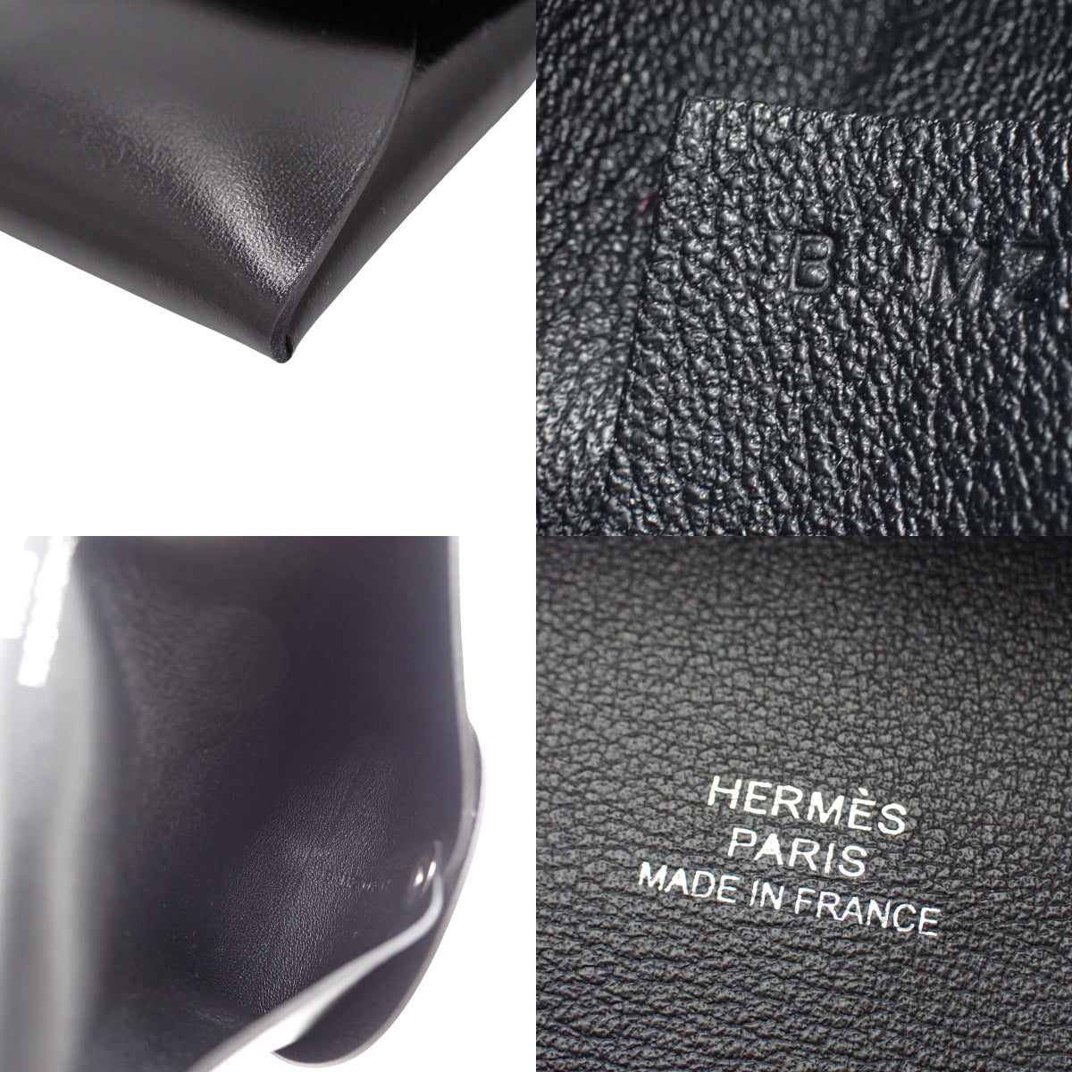 Bastia box calf leather, palladium hardware, B stamp