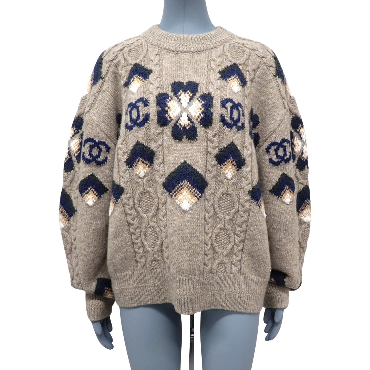 Coconege 三叶草针织 38 P77 米色