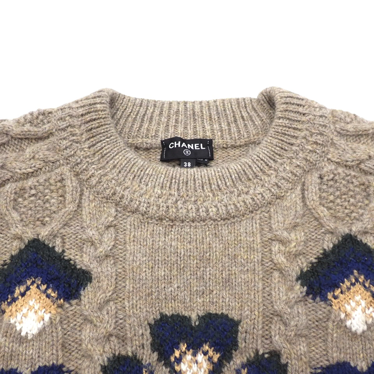 Coconege Clover Knit 38 P77 Beige