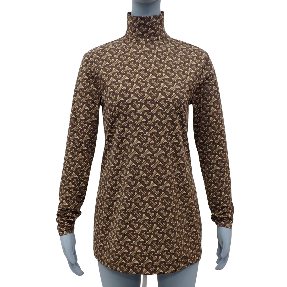 TBロゴ 長袖 トップス M カットソー ハイネック モノグラム