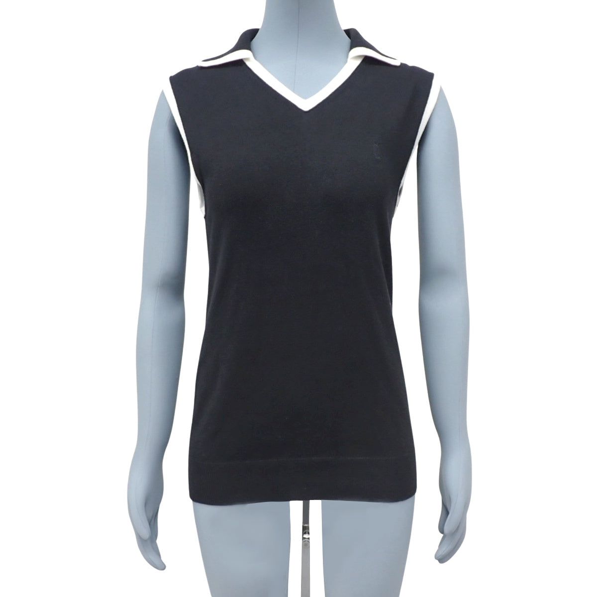Sleeveless Knit 2021 XS Black White