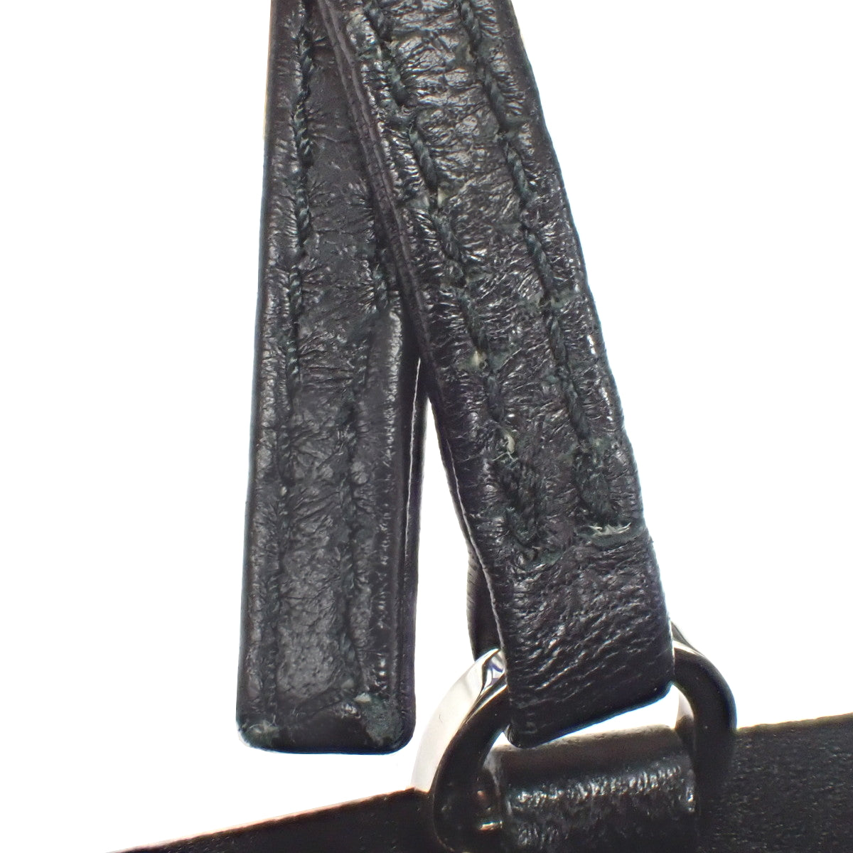 クリスタル 2WAYバッグ ショルダー チェーン サテン レザー