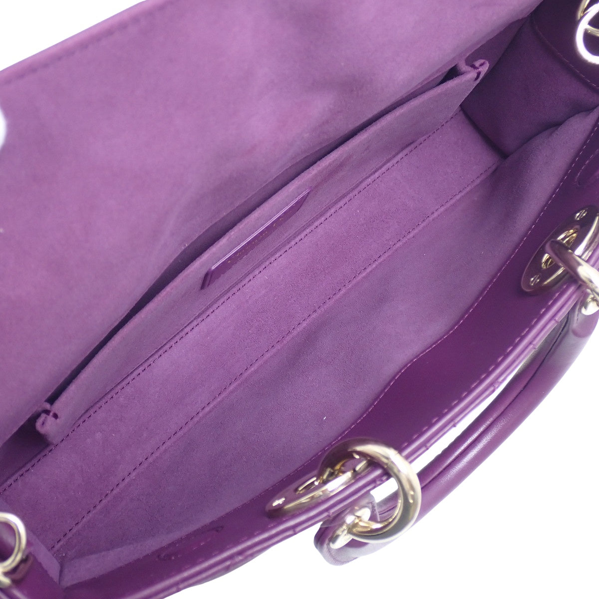 Cannage Lady D-Joy Medium Bag in Lambskin