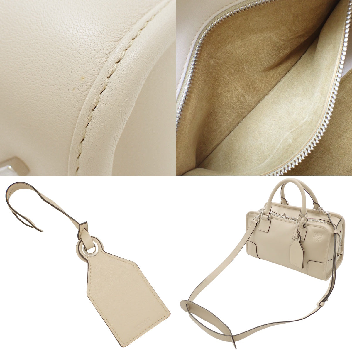 Amazona 28 Shoulder Mini Boston Bag Leather