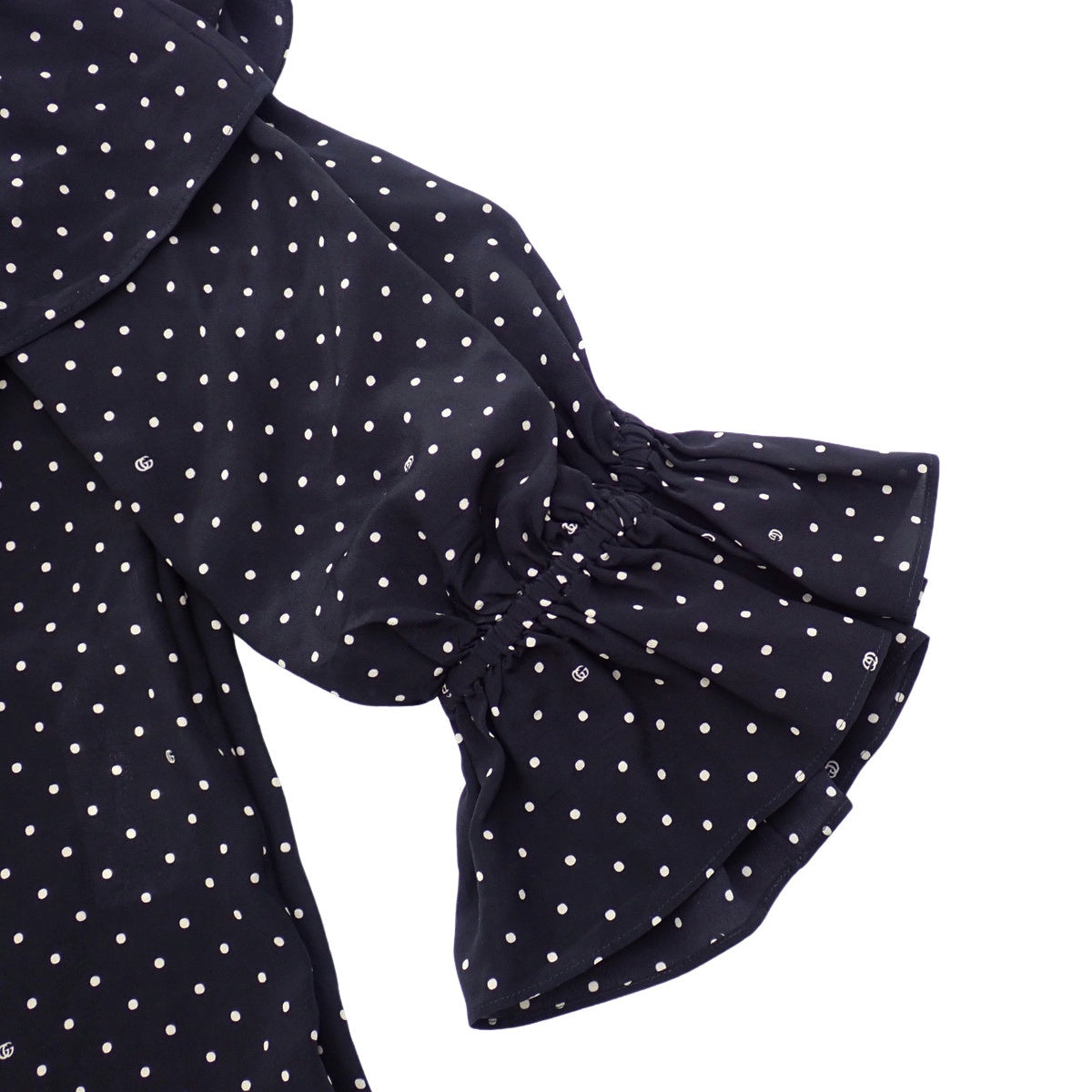 Dot Blouse Size 40 Polka Dot Tunic Black White