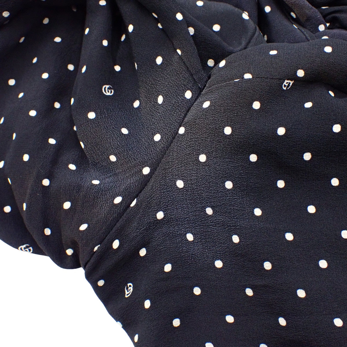 Dot Blouse Size 40 Polka Dot Tunic Black White