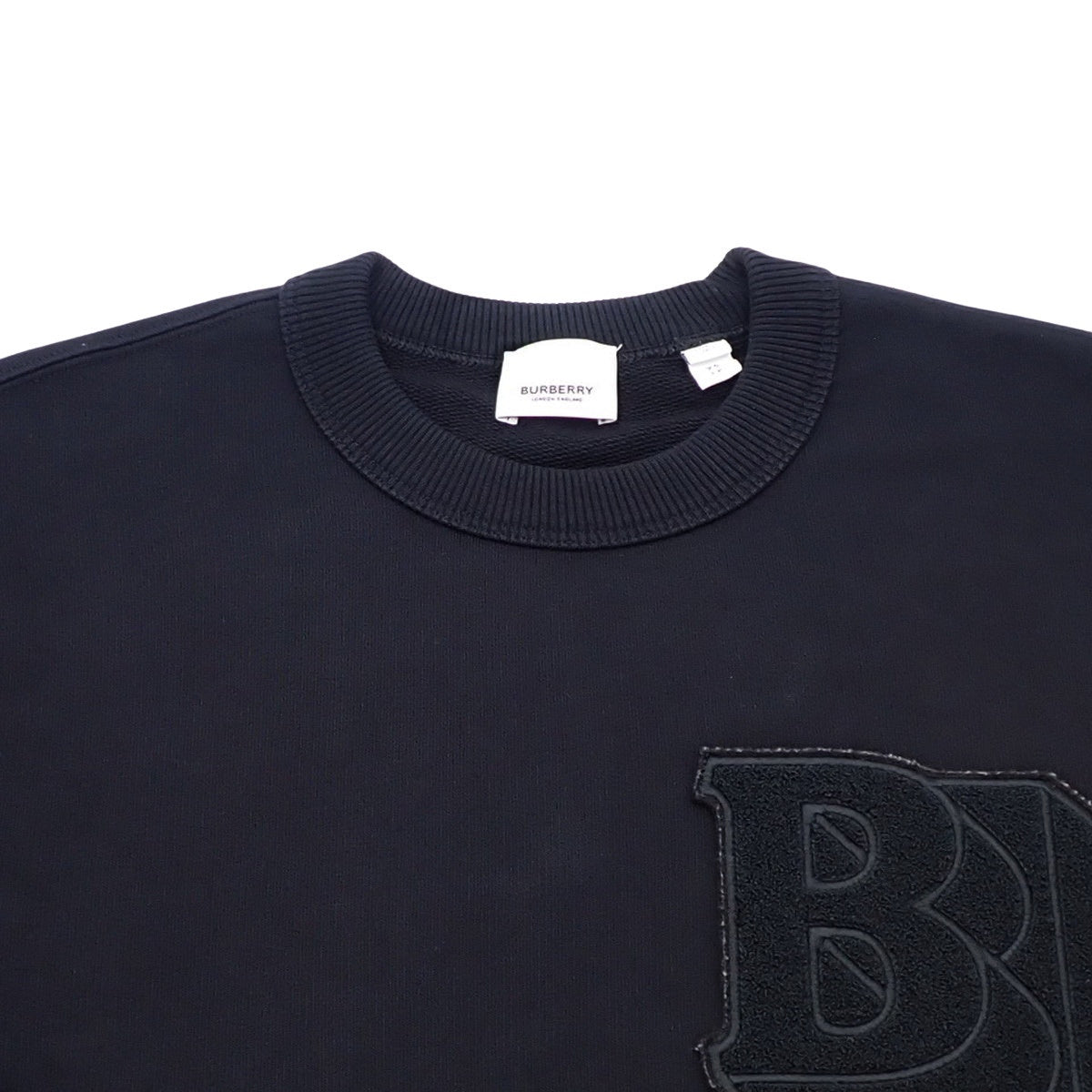 Letter Star Graphic Crew Neck Sweatshirt, XS, Black