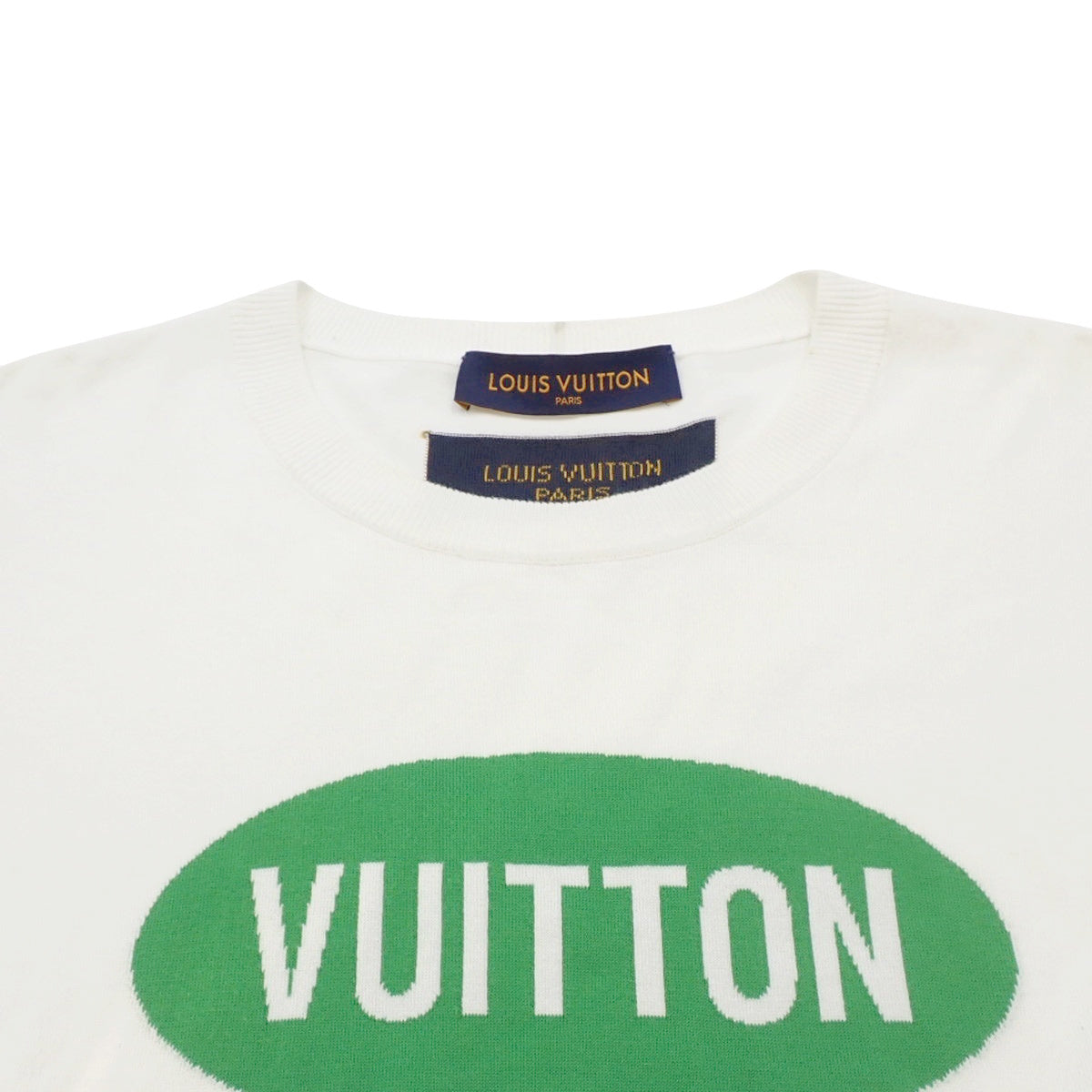 ロゴニットTシャツ 2022年 XS RM221 ホワイト グリーン