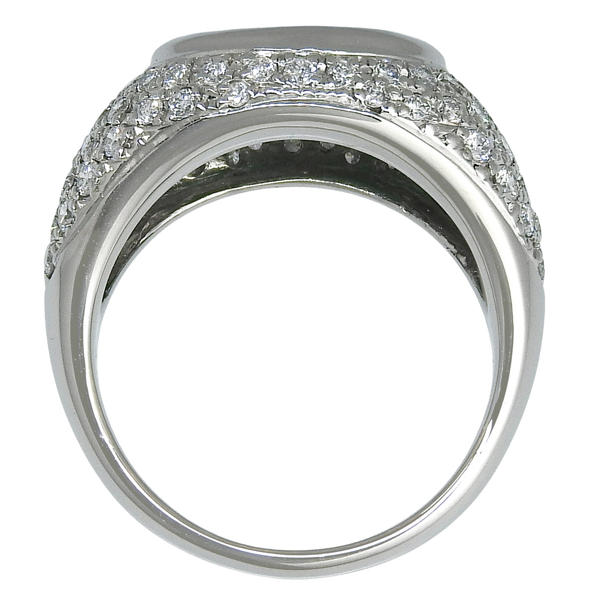 ジェイダイト リング H6.87/D1.30 Pt900プラチナ