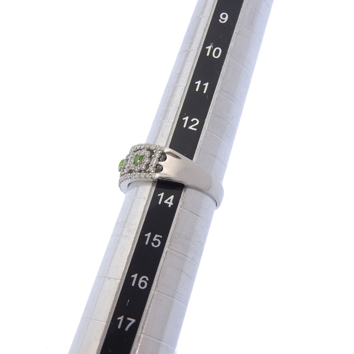 翠榴石钻石戒指 GG0.16/D0.62 Pt900 铂金