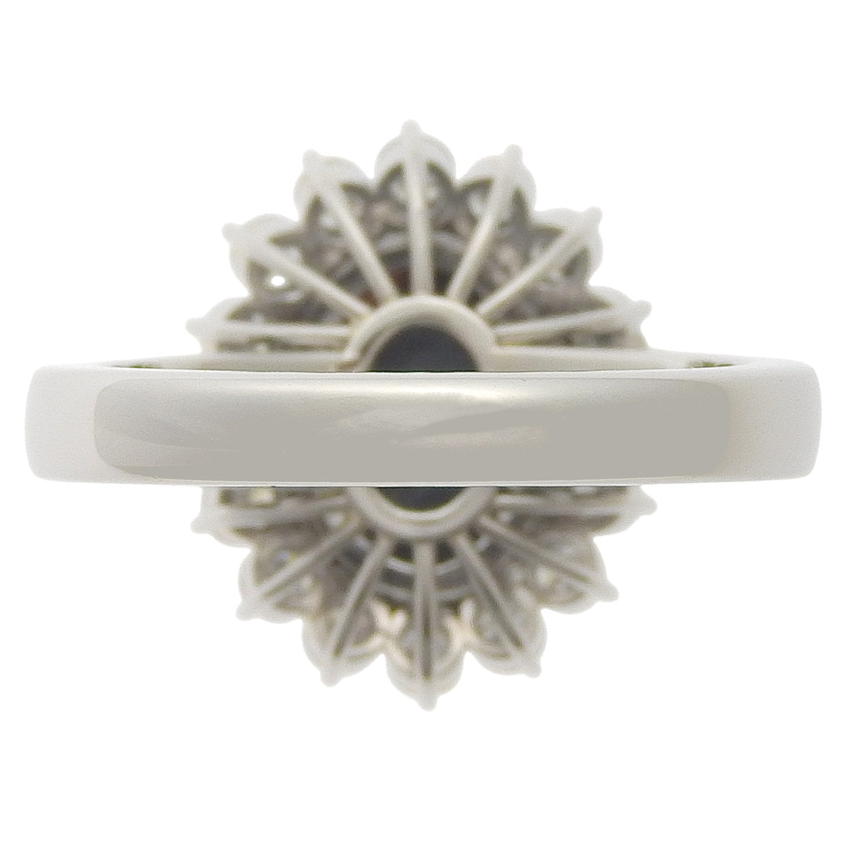 黑欧泊钻石戒指 BLOP2.69/D11.26 Pt900 铂金饰品