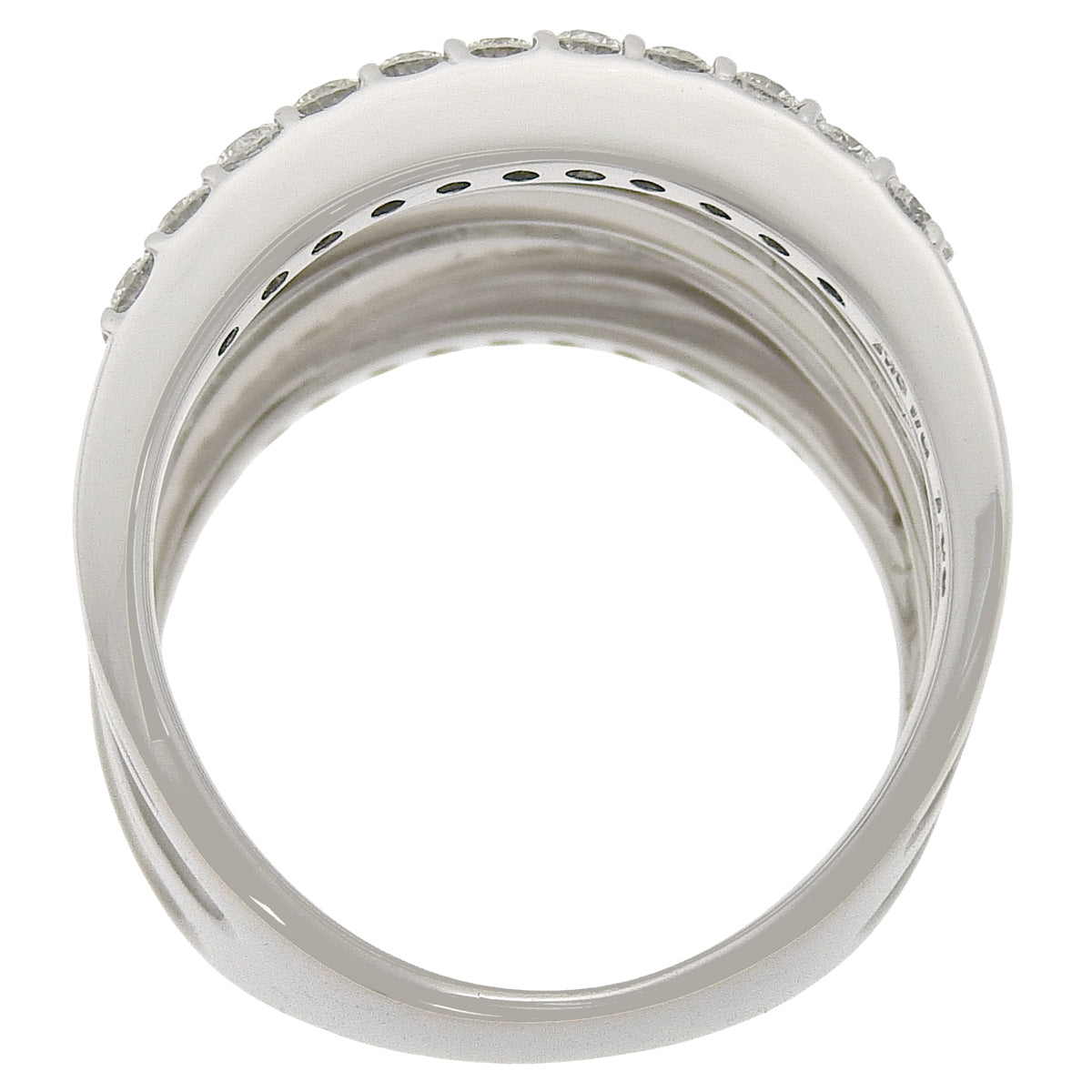 钻石戒指 D1.00 K18 白金 WG