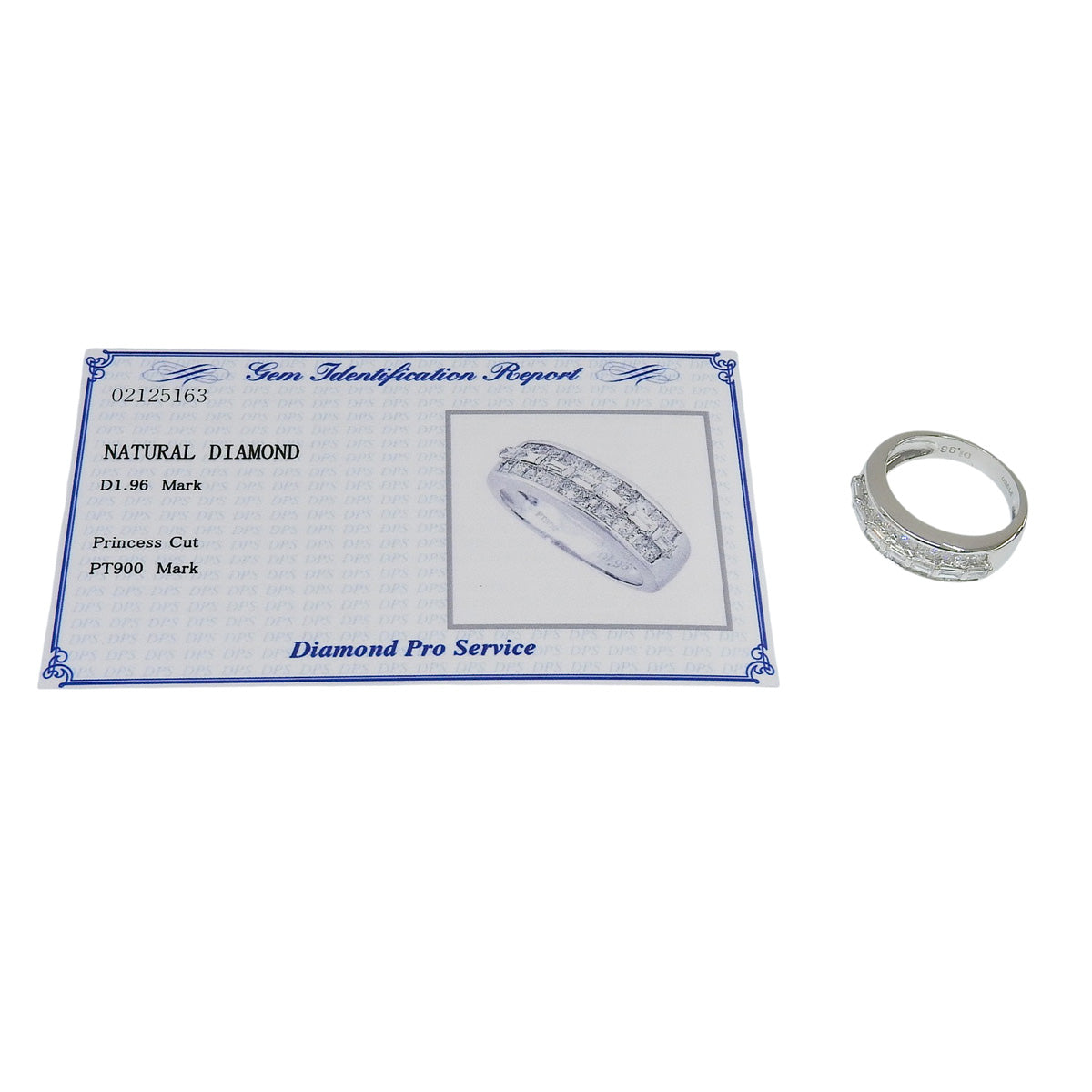 钻石戒指 D1.96 Pt900铂金