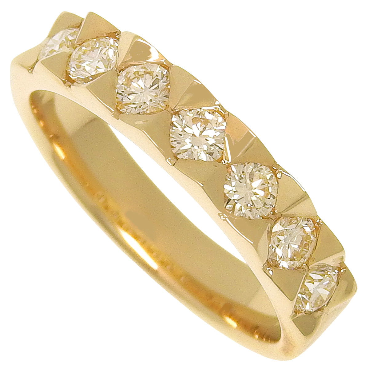Diamond Ring, Diamond D0.68, K18 Yellow Gold, YG, 7PD