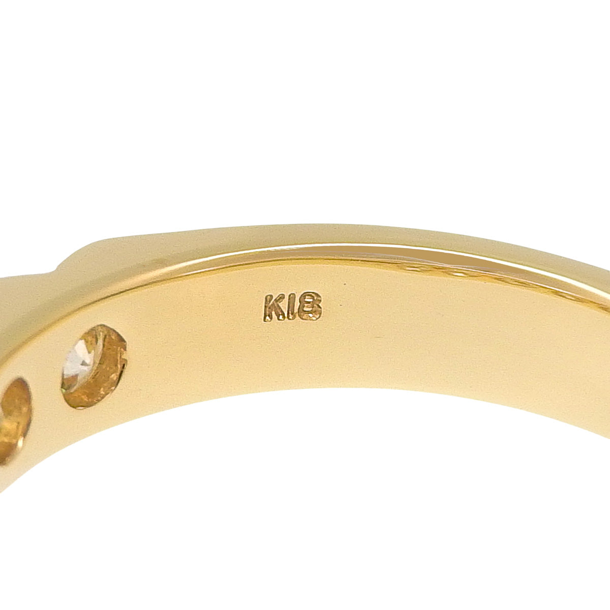 Diamond Ring, Diamond D0.68, K18 Yellow Gold, YG, 7PD
