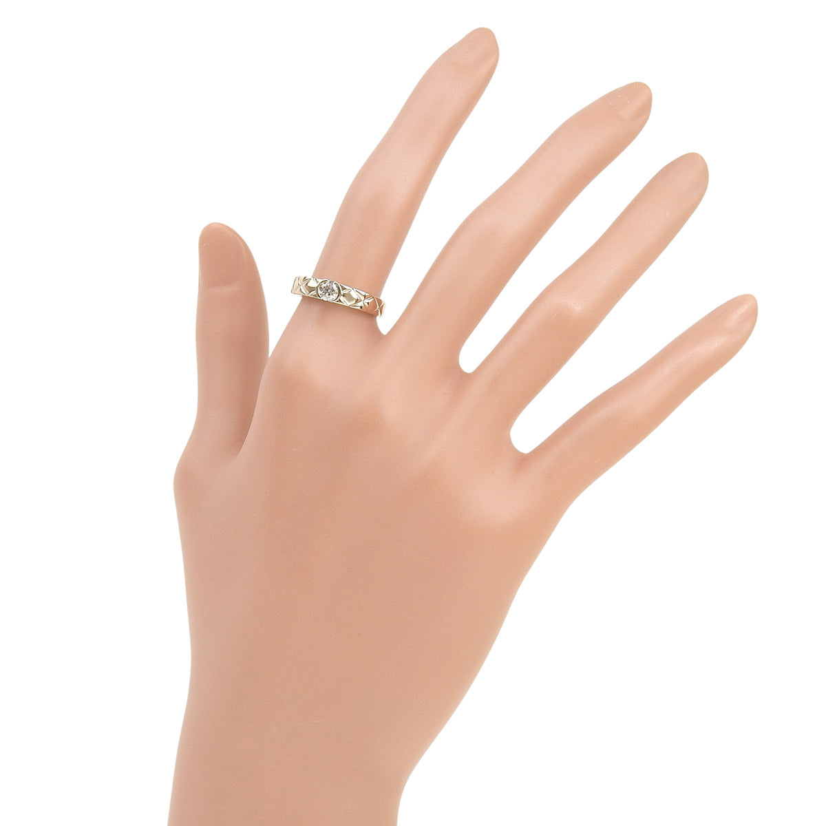 Diamond Ring, Diamond D0.30, K18 Pink Gold, PG, Accessory, Jewelry, 1PD, Single Stone