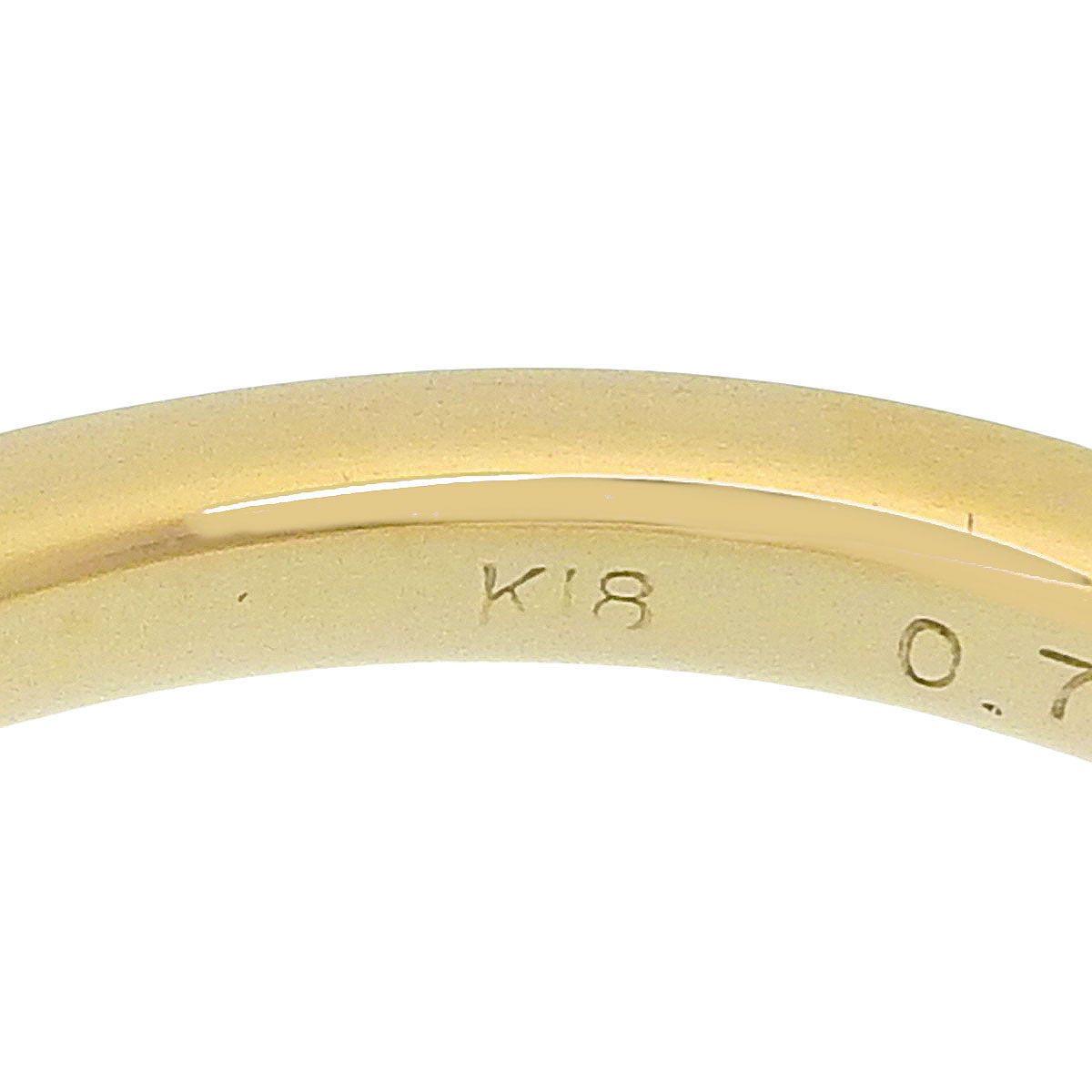 ルビー ダイヤモンド リング R0.78/D0.13 K18 イエローゴールド YG