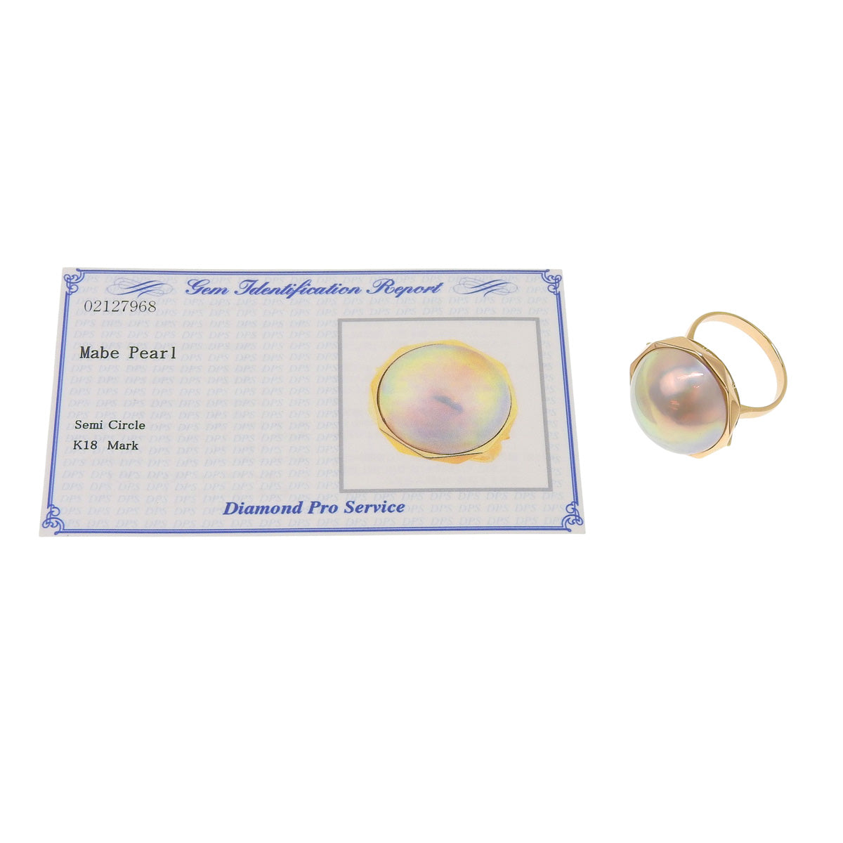 マベパール リング マベパール K18 イエローゴールド YG アクセサリー ジュエリー