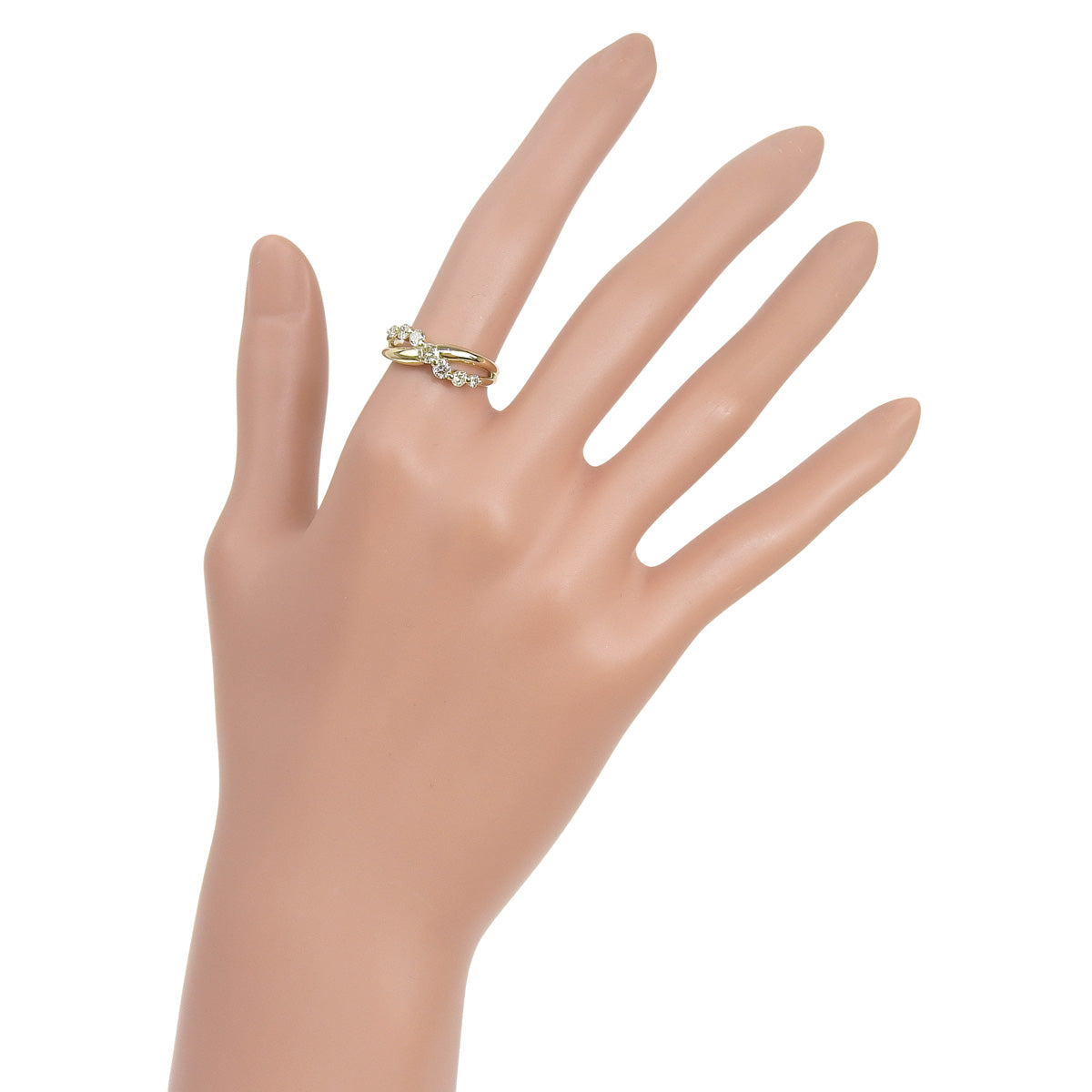 Diamond Ring, Diamond D0.50, K18 Yellow Gold, YG, 7PD