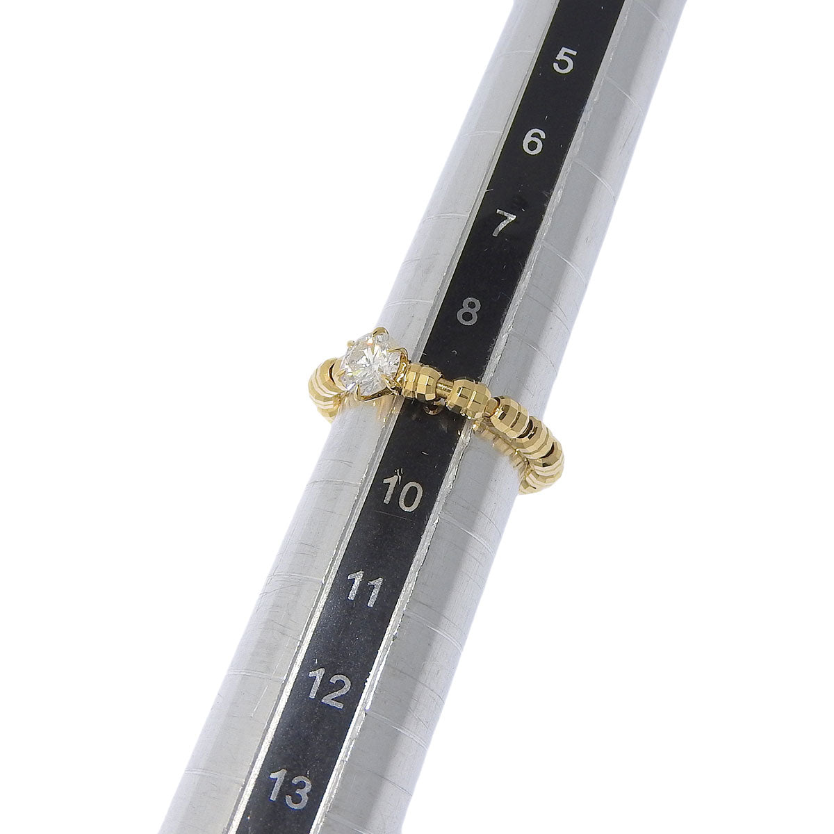 ダイヤモンド リング D0.515 K18 イエローゴールド YG