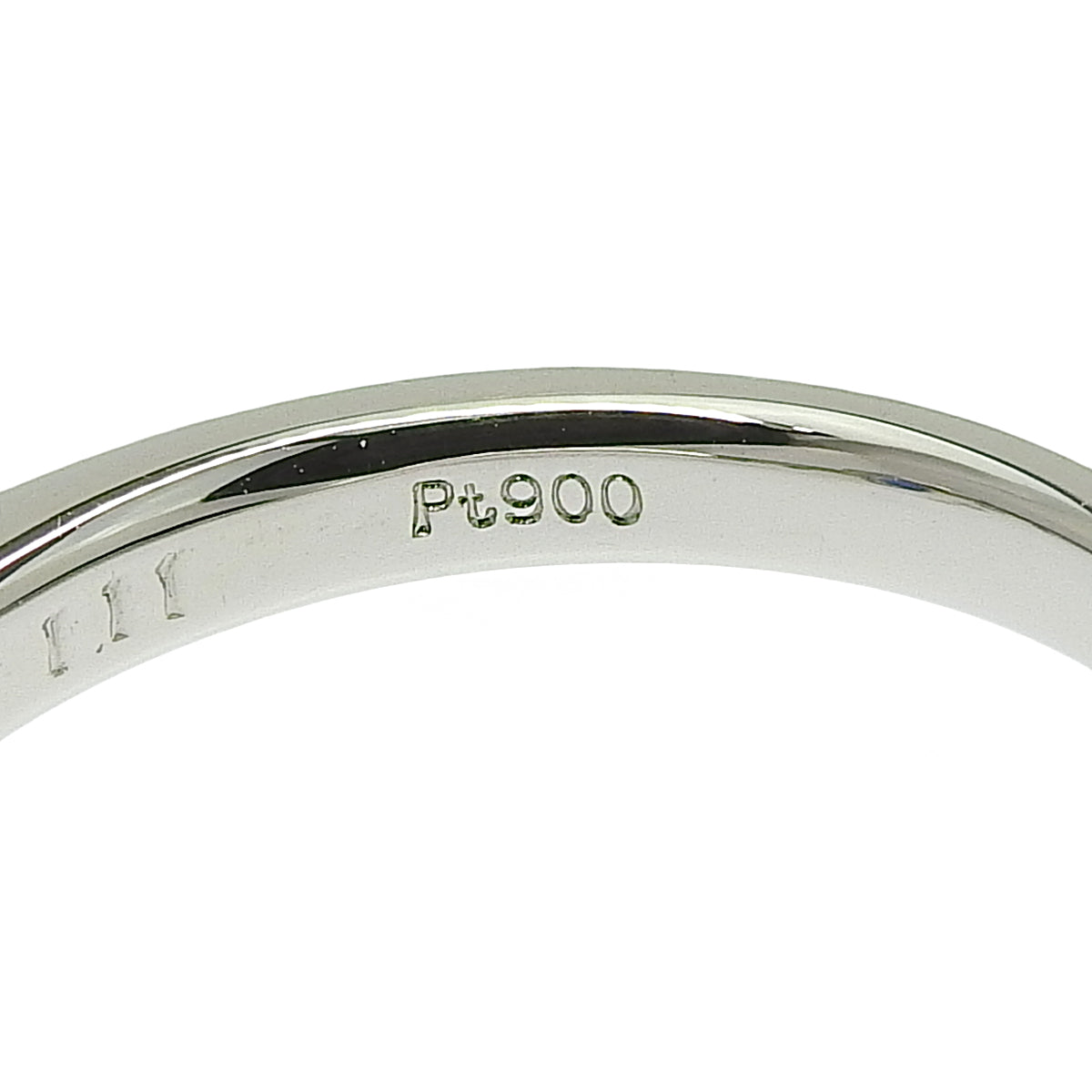 蓝宝石钻石戒指,S1.11/D0.30,铂金 Pt900