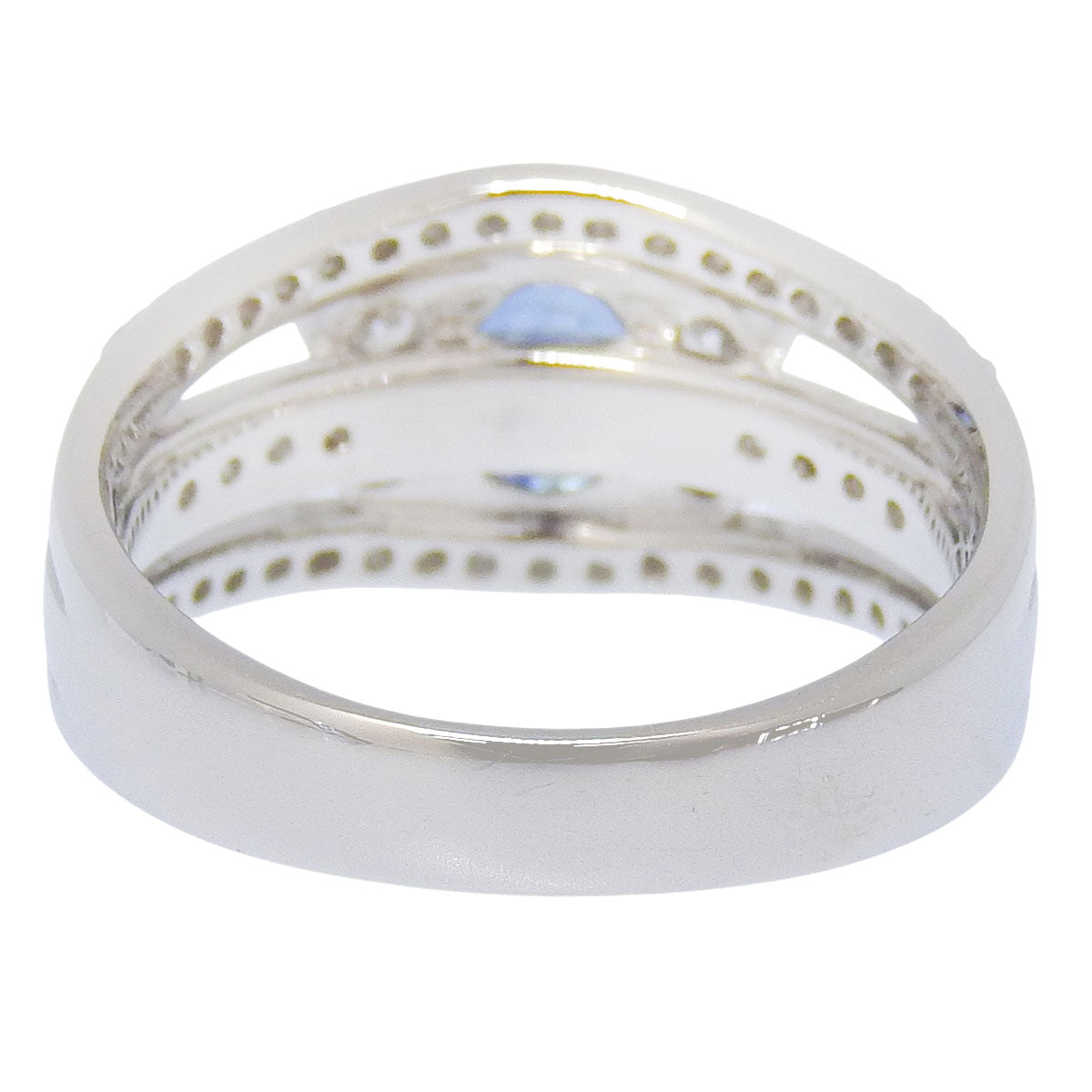 サファイア ダイヤモンド リング S0.60/D0.61 Pt900プラチナ アクセサリー ジュエリー