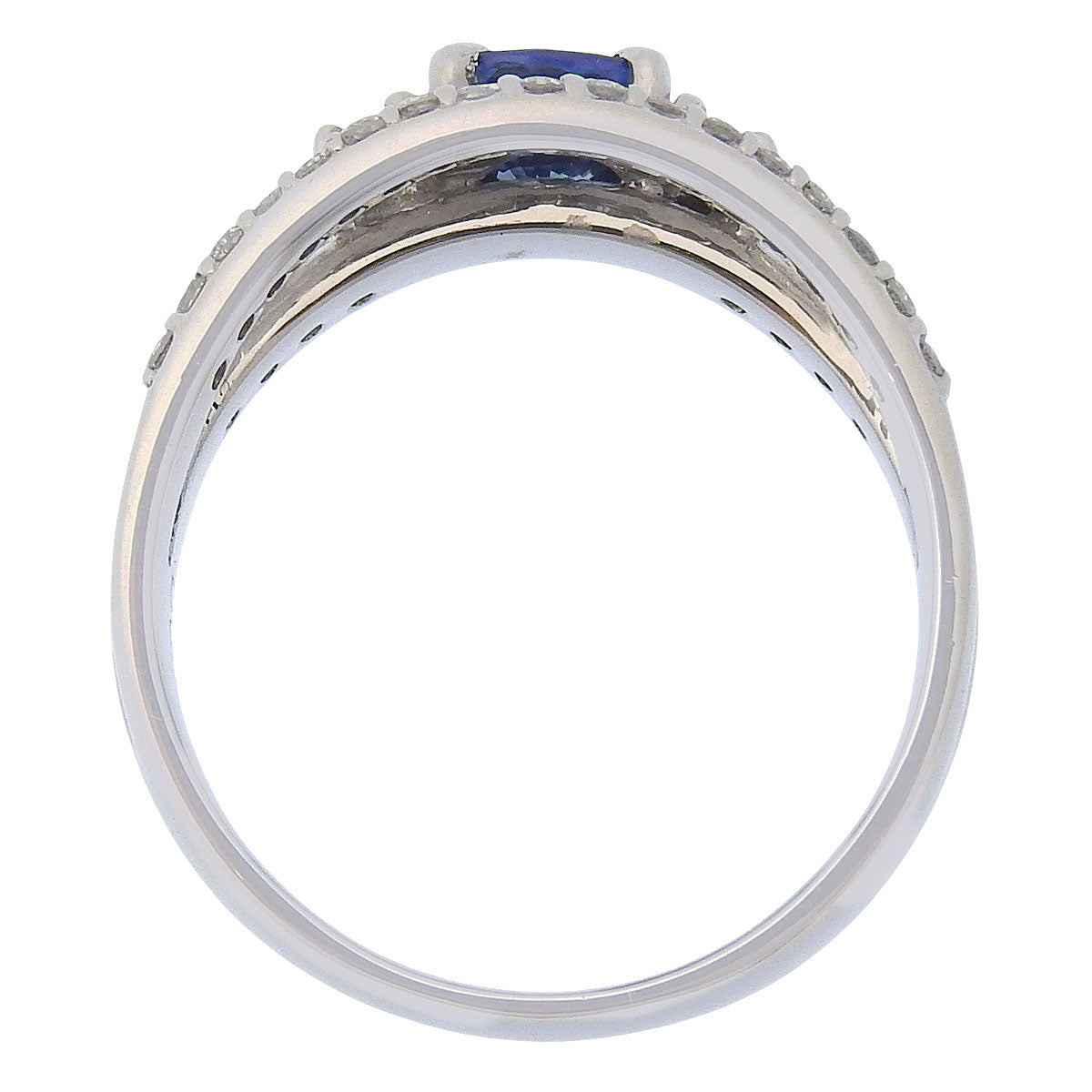 サファイア ダイヤモンド リング S0.60/D0.61 Pt900プラチナ アクセサリー ジュエリー