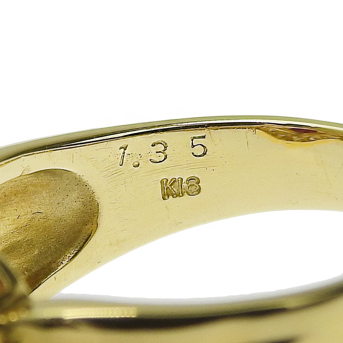 红宝石钻石戒指,R1.35/D0.64,18K黄金材质